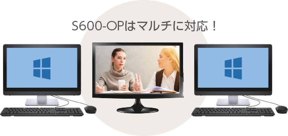 S600-OPはマルチに対応!